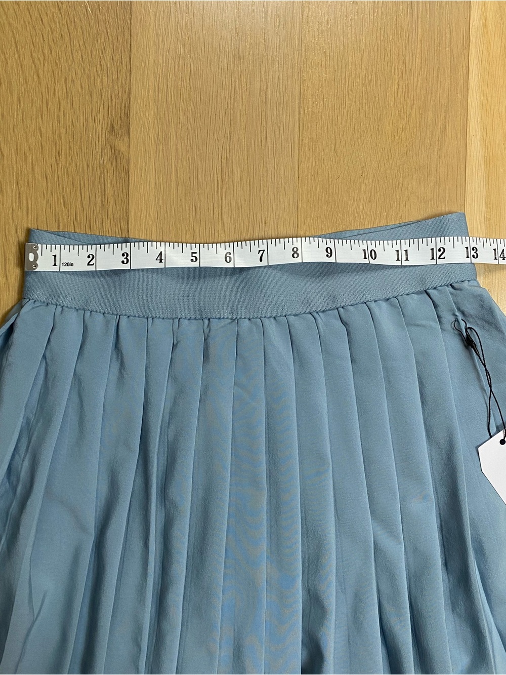 Pleated Tennis Skirt Blue Medium Preppy Sport Active Pickleball Golf Workout Gym - Picture 7 of 13